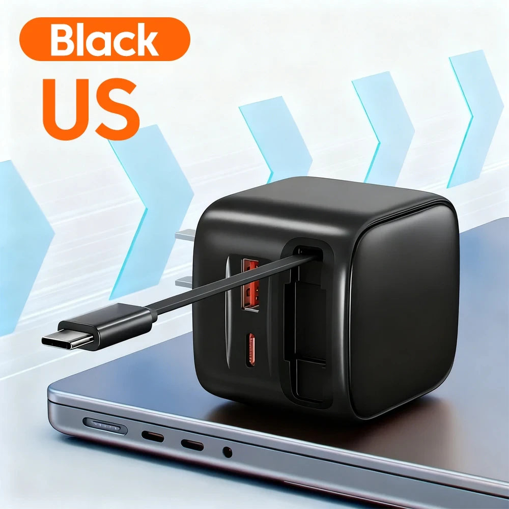 Retractable Fast Charging Adapter