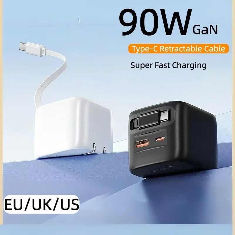 Retractable Fast Charging Adapter